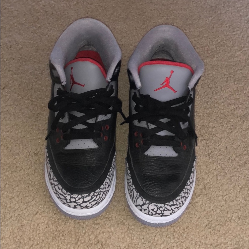 Air Jordan 3 Black Cement Youth